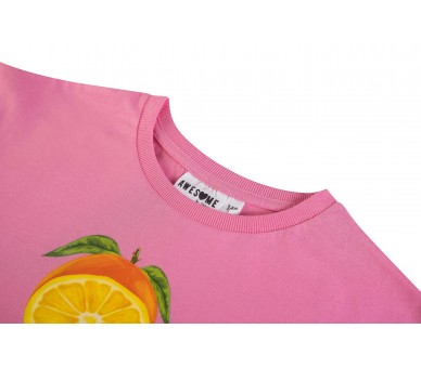 SOMEONE : T-shirt korte mouwen medium roze