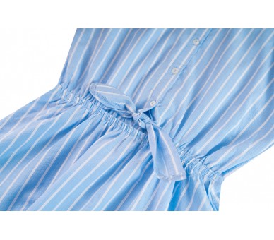 SOMEONE : robe à manches courtes bleu clair