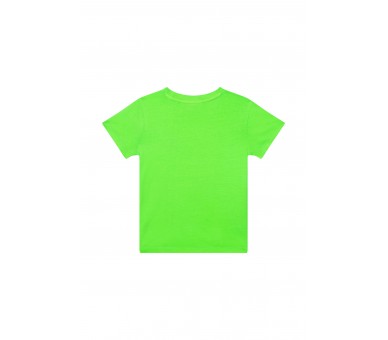 SOMEONE : T-shirt à manches courtes vert fluo