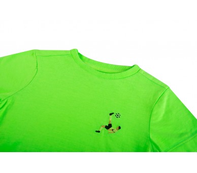 SOMEONE : T-shirt korte mouwen fluo groen
