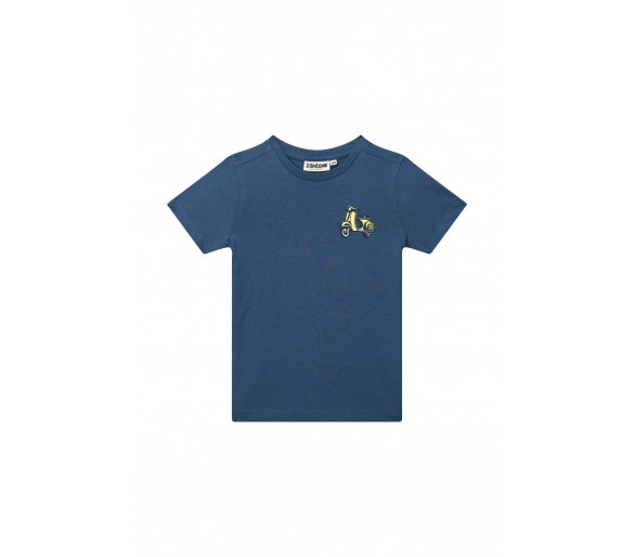 SOMEONE : T-shirt korte mouwen jeans blauw