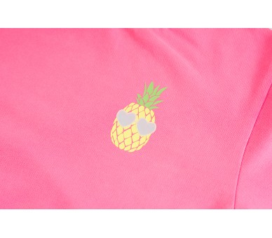 SOMEONE : Sweater in fluo pink met anananas