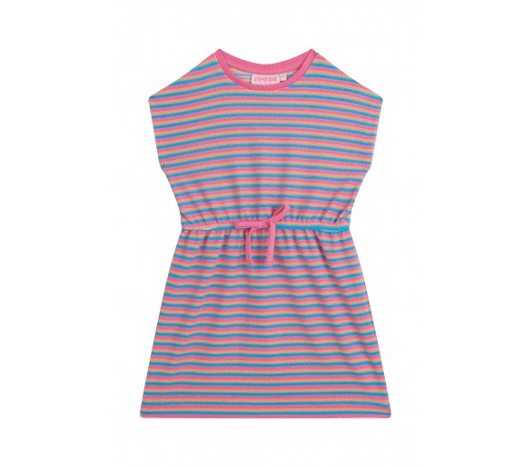 SOMEONE : robe à manches courtes multi