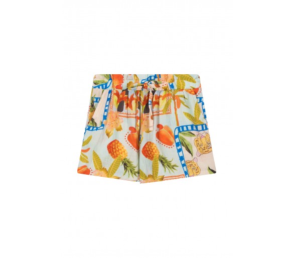MINI REBELS : Shorts bleu doux