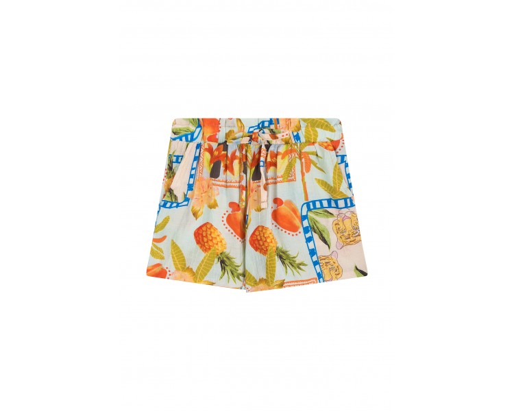 MINI REBELS : Shorts bleu doux