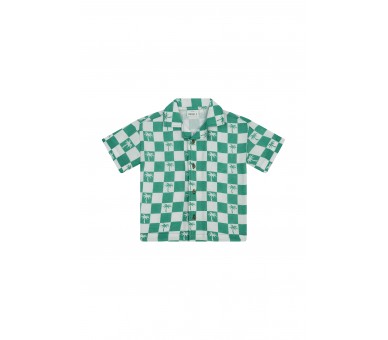 MINI REBELS : chemise à manches courtes vert moyen