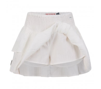 RETOURS : Shorts en blanc optique