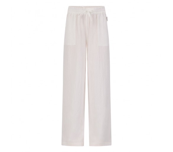 RETOUR : Pantalon blanc optique