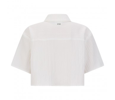 RETOUR : Chemise en blanc optique