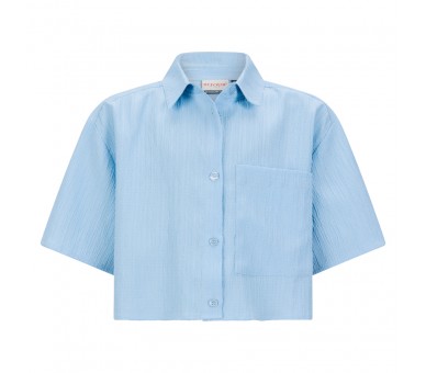 RETOUR : Chemise bleu lavande