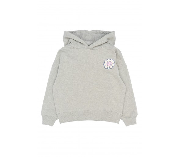 THE NEW : Sweat-shirt Light Grey Melange