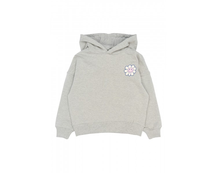 THE NEW : Sweat-shirt Light Grey Melange