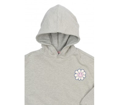 THE NEW : Sweat-shirt Light Grey Melange