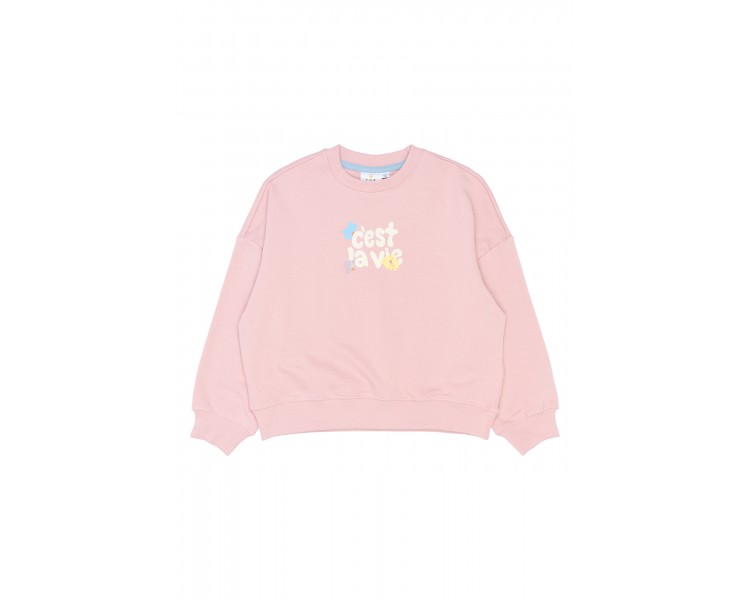 THE NEW : Sweat-shirt Silver Pink