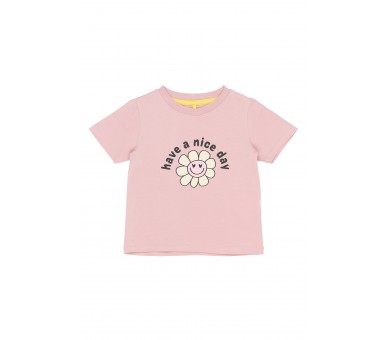 THE NEW : T-shirt S_S Silver Pink