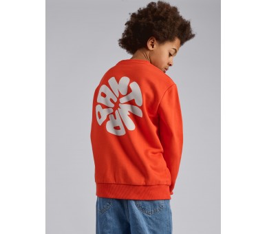 Antwrp : Sweater met cirkelprint op de achterkant