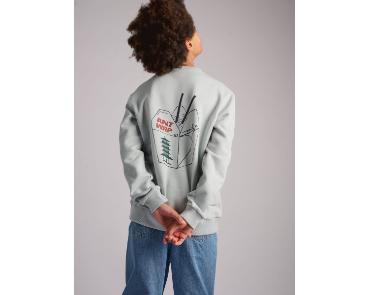 Antwrp : Sweater met noedelprint op de achterkant