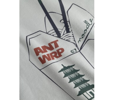 Antwrp : Sweater met noedelprint op de achterkant