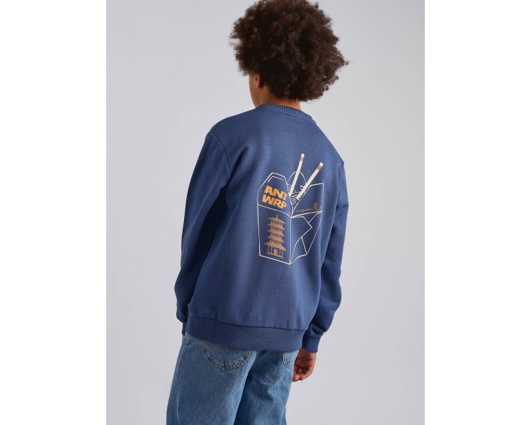 Antwrp : Sweater met noedelprint op de achterkant