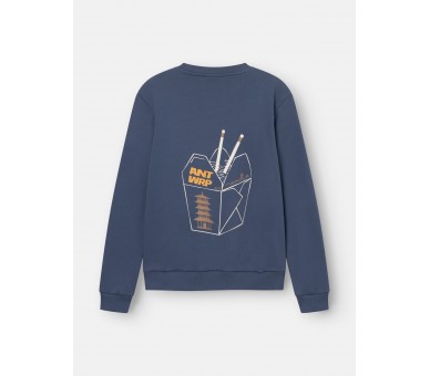 Antwrp : Sweater met noedelprint op de achterkant