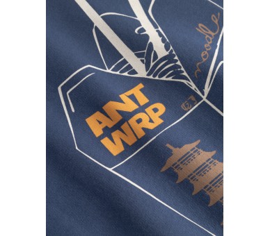 Antwrp : Sweater met noedelprint op de achterkant