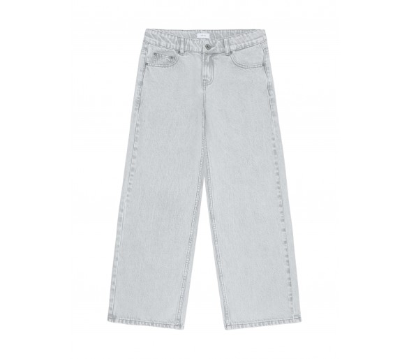 GRUNT : Low waist grijze jeans