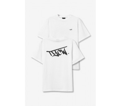 TIFFOSI : T-shirt à manches Shortses blanc