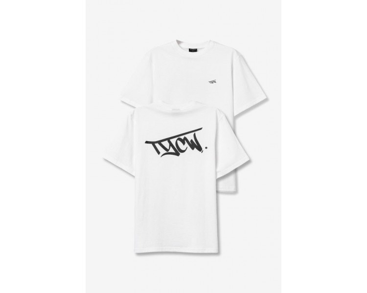 TIFFOSI : T-shirt à manches Shortses blanc