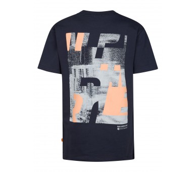 PETROL : T-shirt à manches courtes avec impression