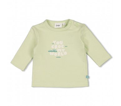 FEETJE : Longsleeve - You Croc my World Lime