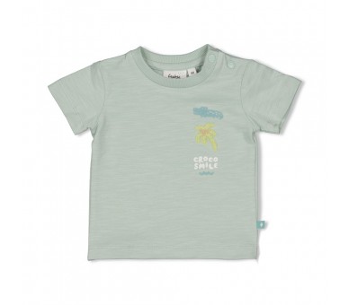 FEETJE : T-shirt - You Croc my World Mint