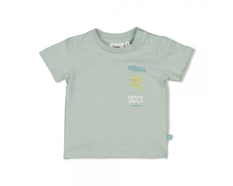 FEETJE : T-shirt - You Croc my World Mint