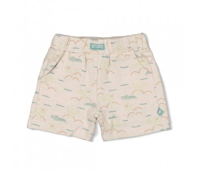 FEETJE : Short AOP - You Croc my World Offwhite