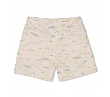 FEETJE : Short AOP - You Croc my World Offwhite