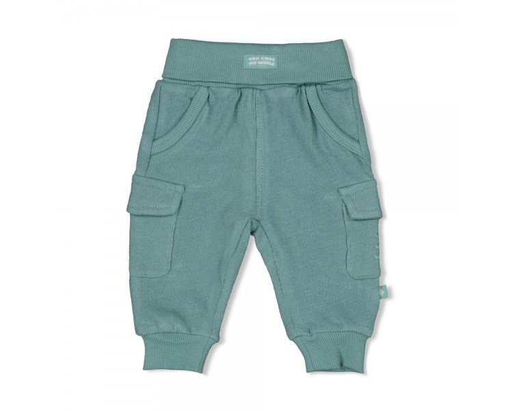 FEETJE : Broek - You Croc my World Zeegroen