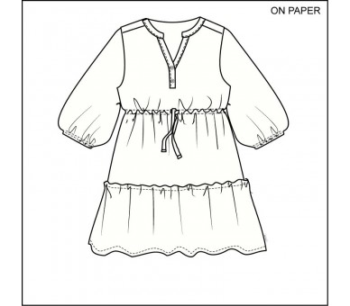 RETOUR : Robe blanc cassé