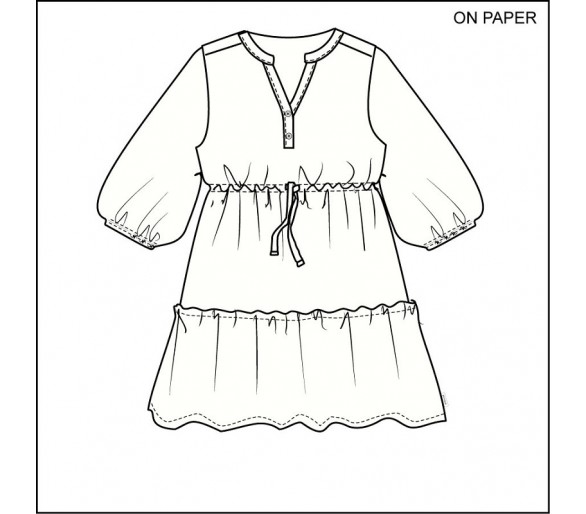 RETOUR : Robe blanc cassé