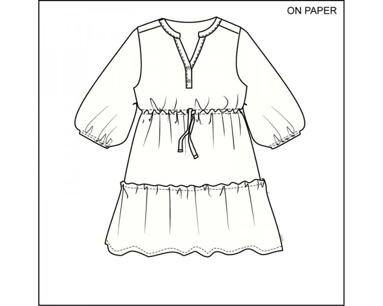 RETOUR : Robe blanc cassé