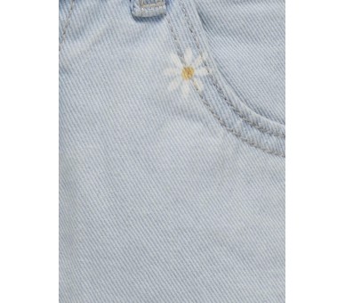 KIDS ONLY GIRL :Jeansshortje met bloemmetjes