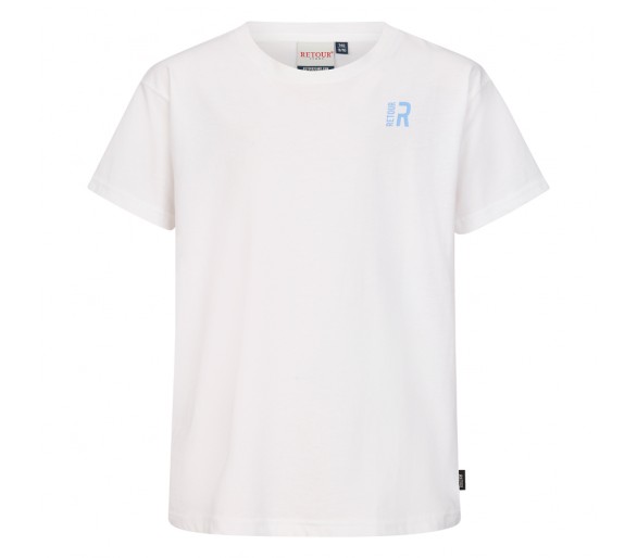 RETOUR: Short sleeve T-shirt in off white