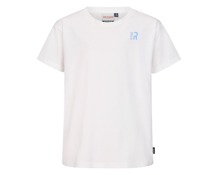 RETOUR : Off-white T-shirt met korte mouwen