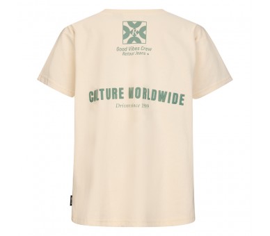 RETOUR : T-shirt met korte mouwen in off white