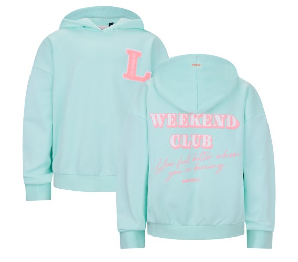 RETOUR : Fel groene hoody