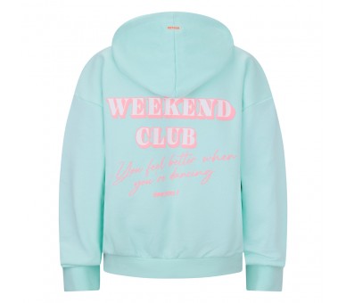 RETOUR : Sweat vert menthe vif