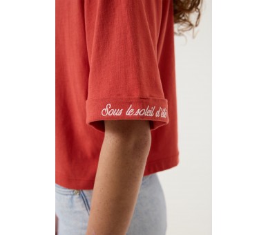 GARCIA : T-shirt met print op de mouw