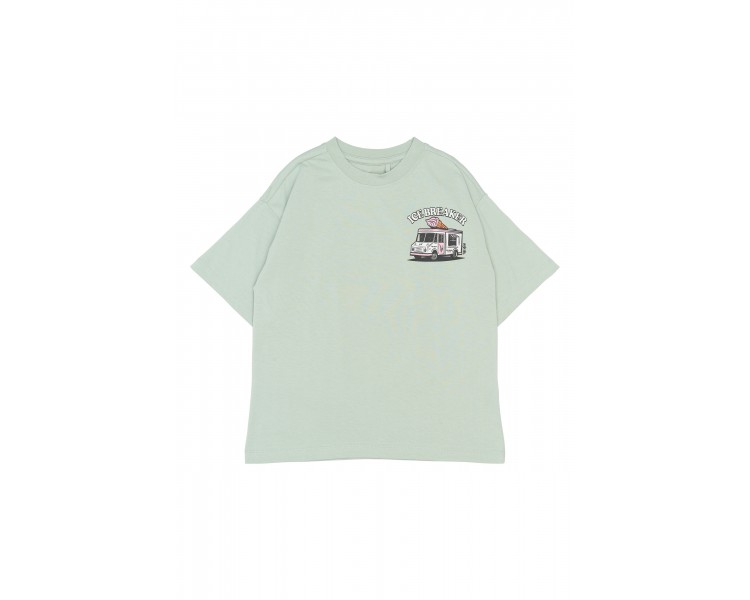 THE NEW : T-shirt S_S Aqua gray