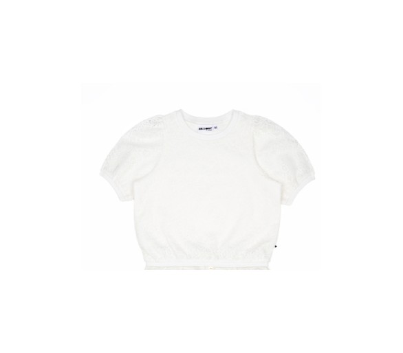 SOMEONE : chemise à manches courtes ecru