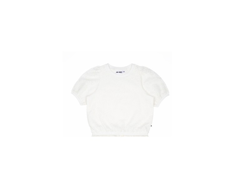 SOMEONE : chemise à manches courtes ecru