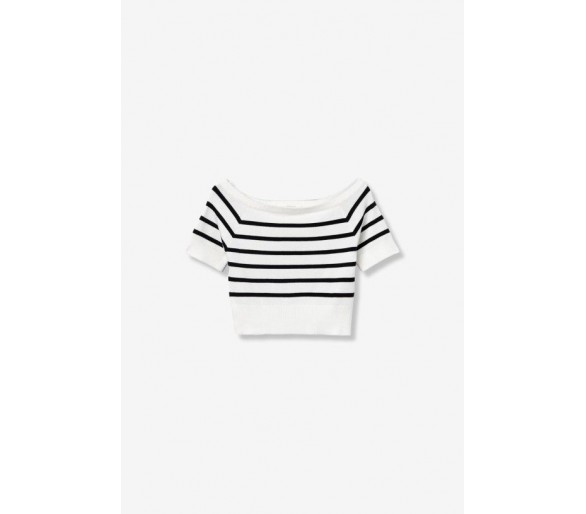 TIFFOSI : Pull court à épaules dénudées