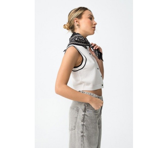 TIFFOSI : Gilet met knoopjes